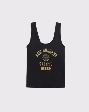 New Orleans Saints Bra-Free Rib Scoopneck Tank