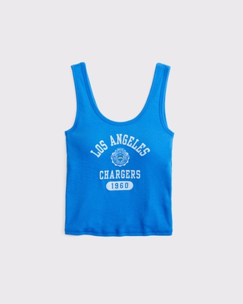 Los Angeles Chargers Scoopneck Tank