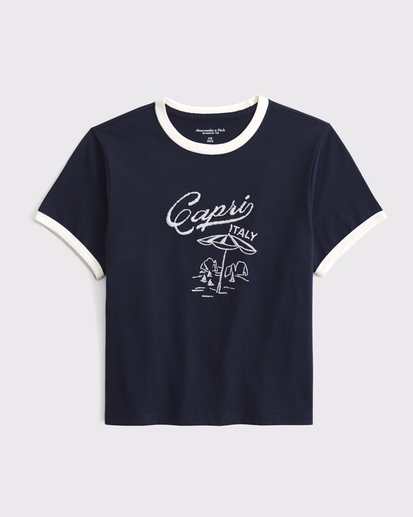 Women's Short-Sleeve Graphic Skimming Tee | Women's Clearance