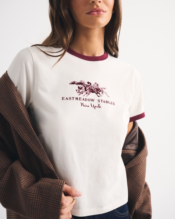 Equestrian Skimming Tee by Abercrombie & Fitch