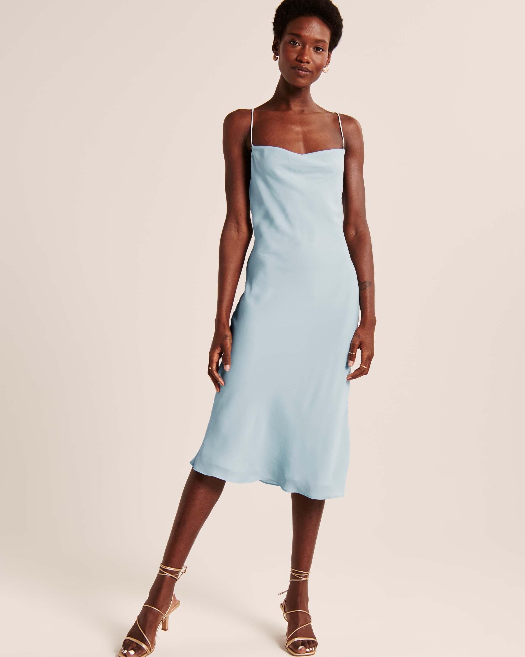 cowl neck slip dress abercrombie