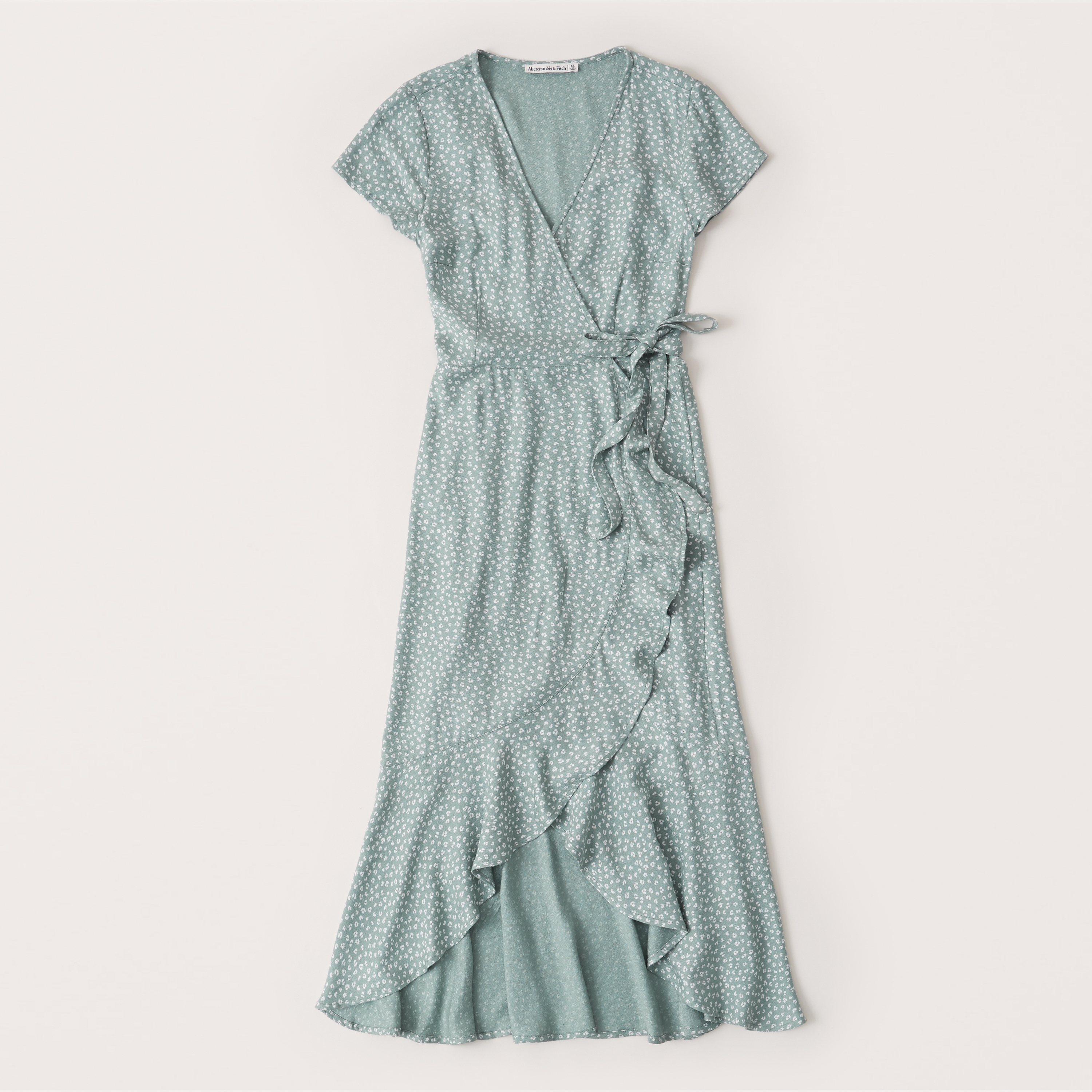 midi dress ruffle hem