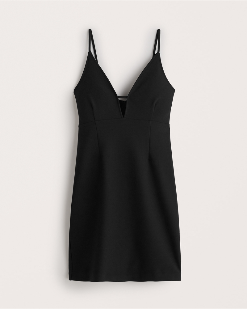 Women's Plunge Neck Mini Dress | Women's Clearance | Abercrombie.com