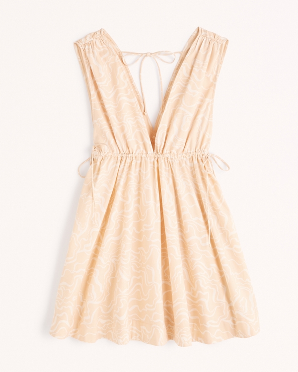 Women's Babydoll Poplin Mini Dress | Women's Dresses & Jumpsuits | Abercrombie.com