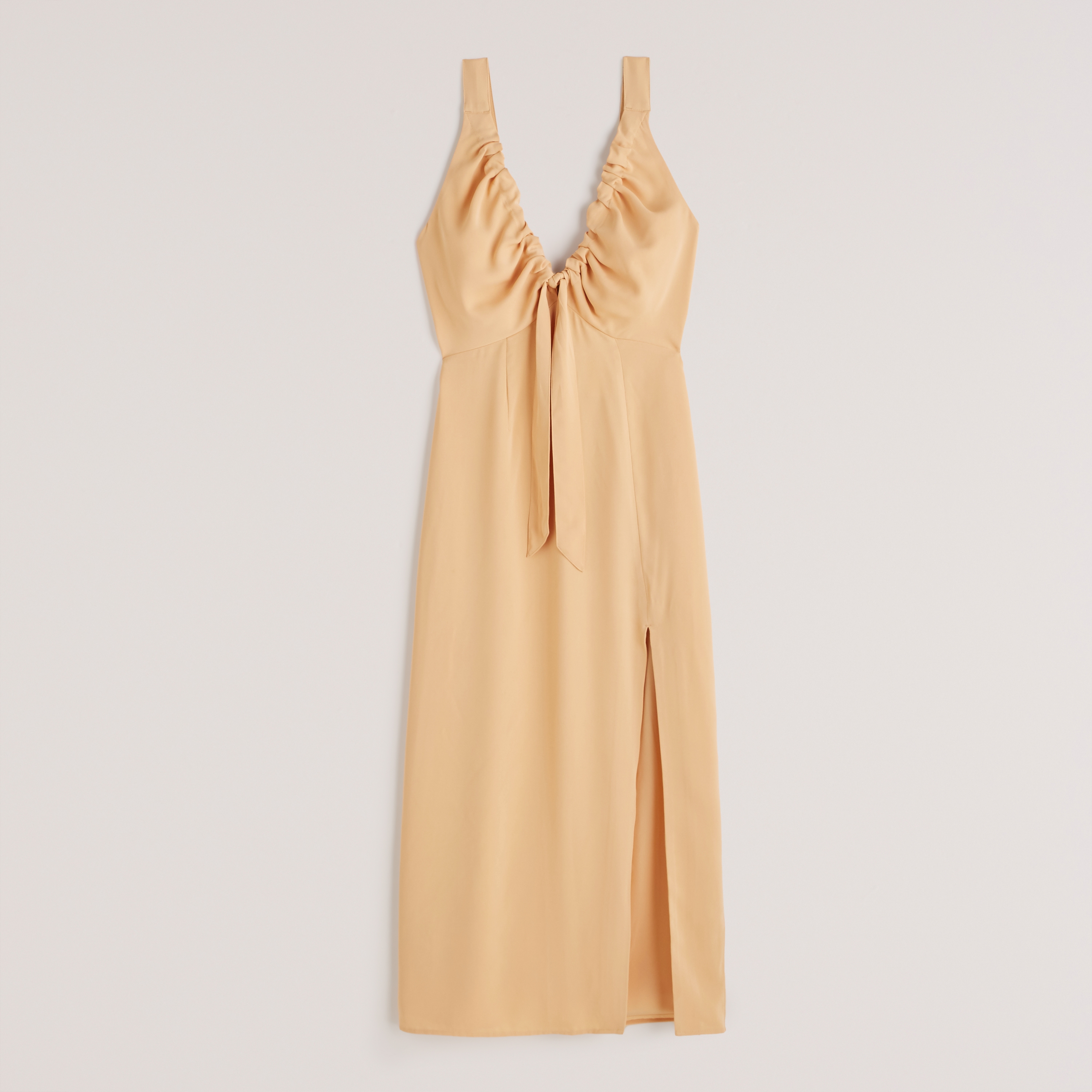 abercrombie knot front slip dress