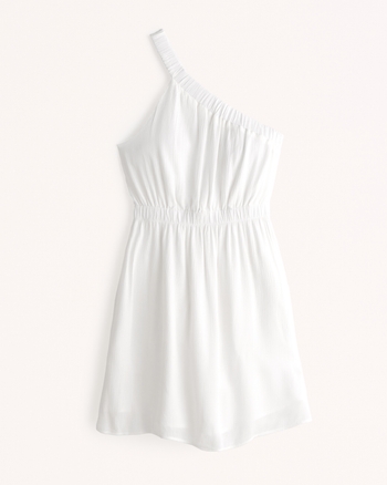 Women's Asymmetrical Scrunchie Strap Mini Dress | Women's Clearance ...