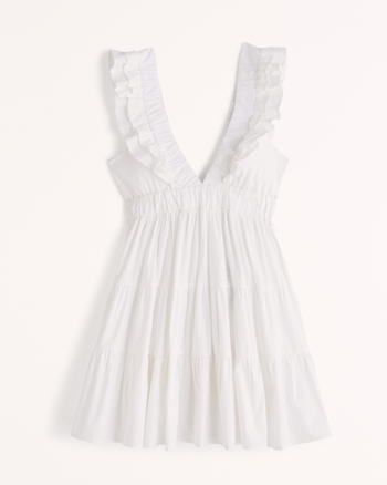 Women's Ruffle Tiered Mini Dress | Women's Clearance | Abercrombie.com