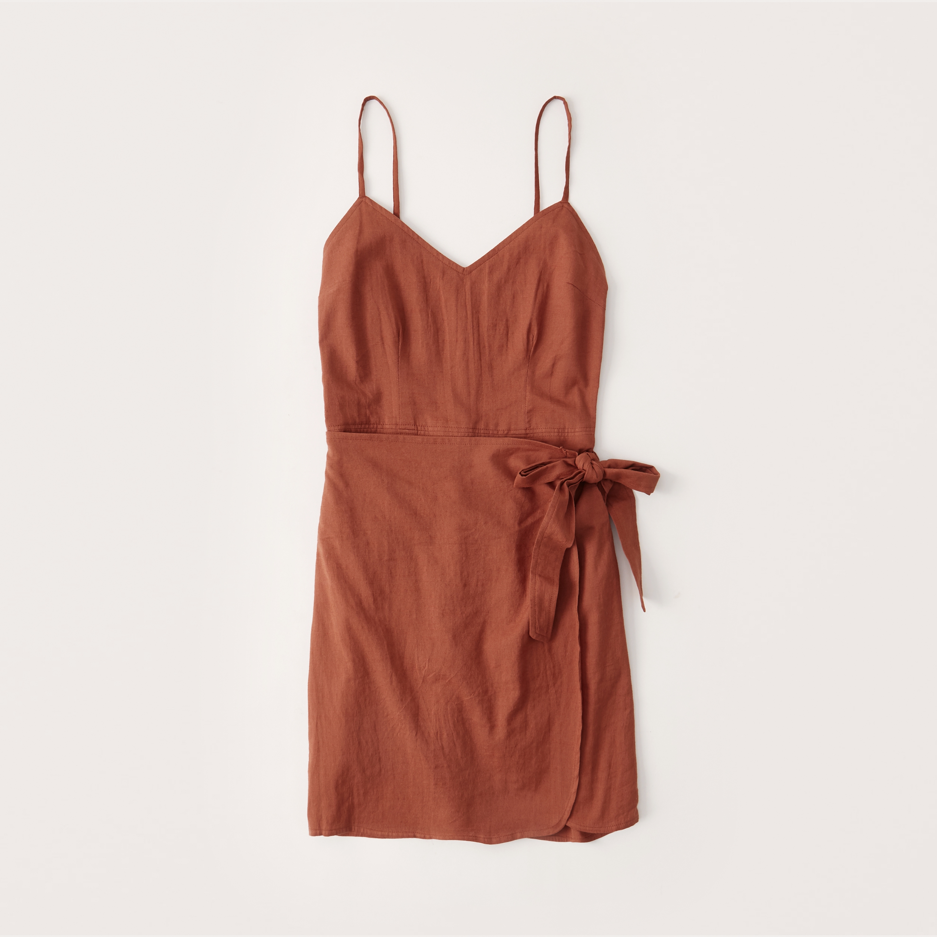 cami wrap mini dress