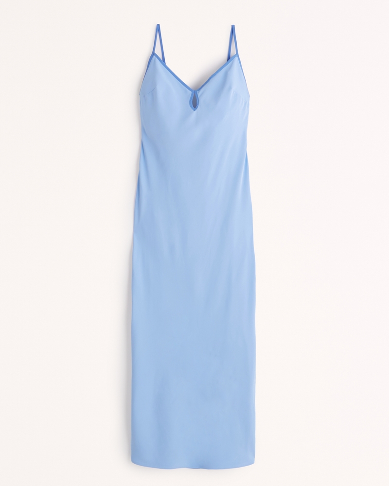 Women's Keyhole Slip Maxi Dress Women's Clearance