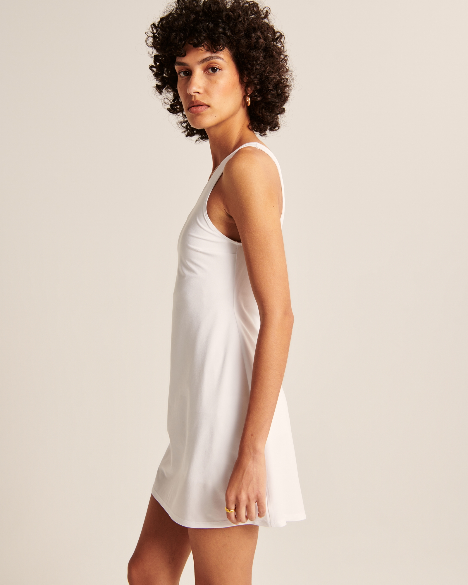 Women's One-Shoulder Traveler Mini Dress - Abercrombie