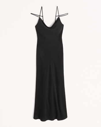 Women's Cowl Neck Slip Maxi Dress | Women's Dresses & Jumpsuits ...