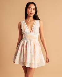 Women's Flirty Drama Mini Dress | Women's Dresses & Jumpsuits | Abercrombie.com