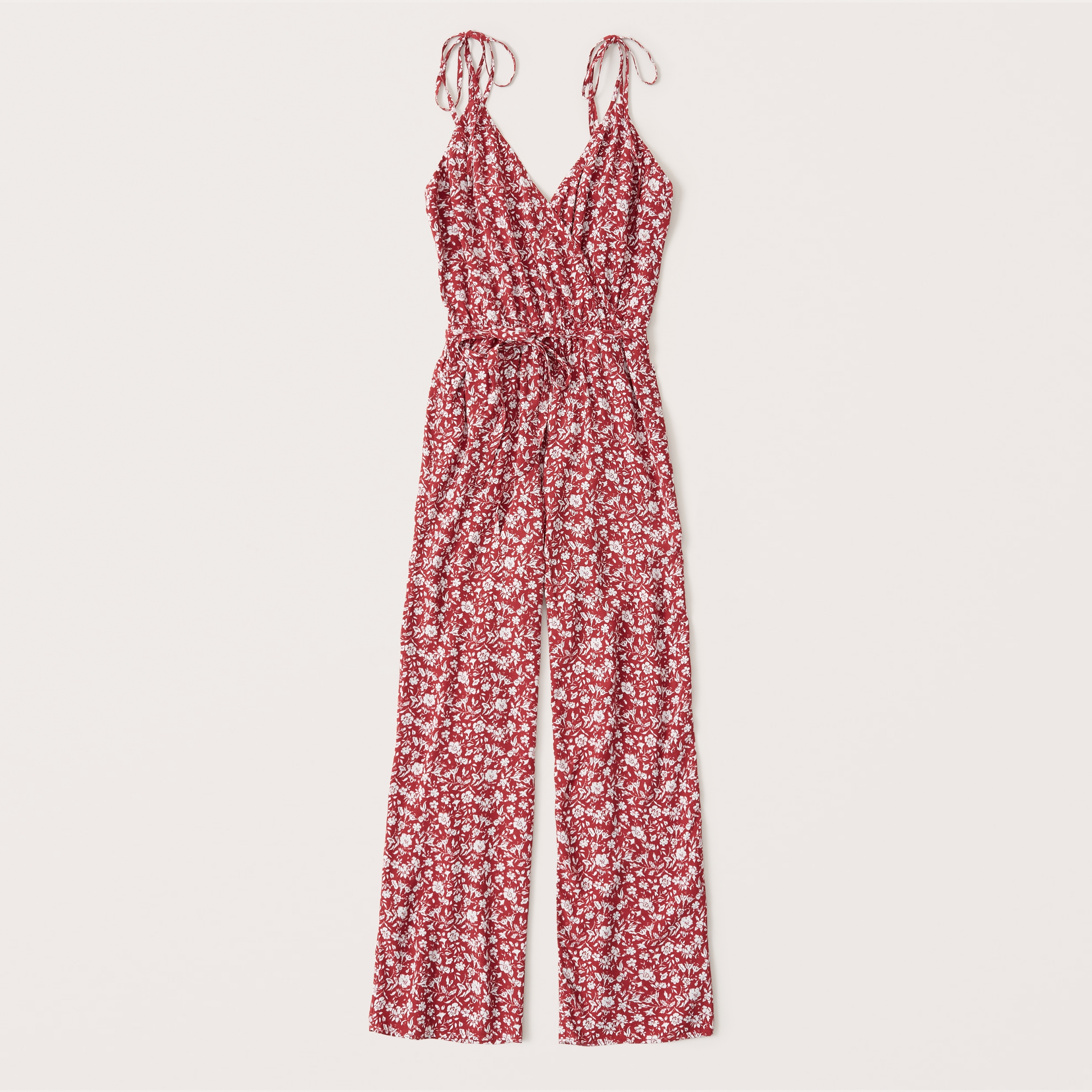 abercrombie red jumpsuit