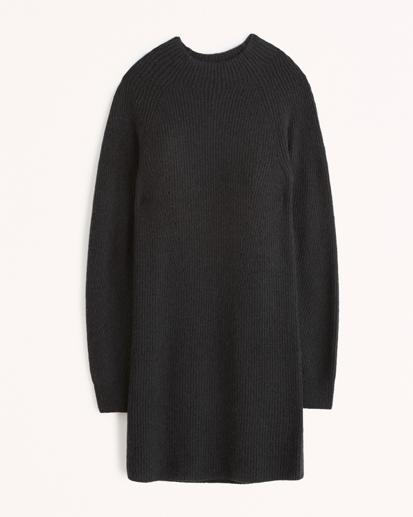 Women's Long-Sleeve Mockneck Mini Sweater Dress | Women's Dresses & Jumpsuits | Abercrombie.com