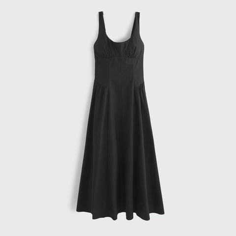 Женские платья Abercrombie & Fitch 100% Cotton A&F Curve Love Bra-Free Dylan Midi Dress
