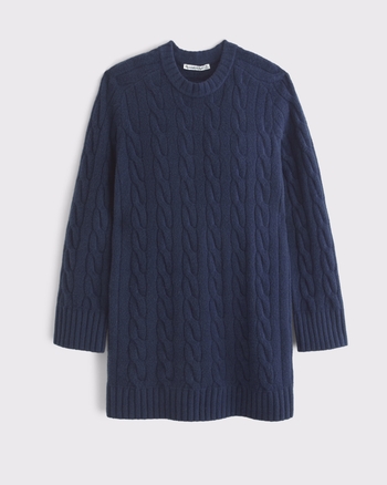 A&F Madeline Cable Mini Sweater Dress