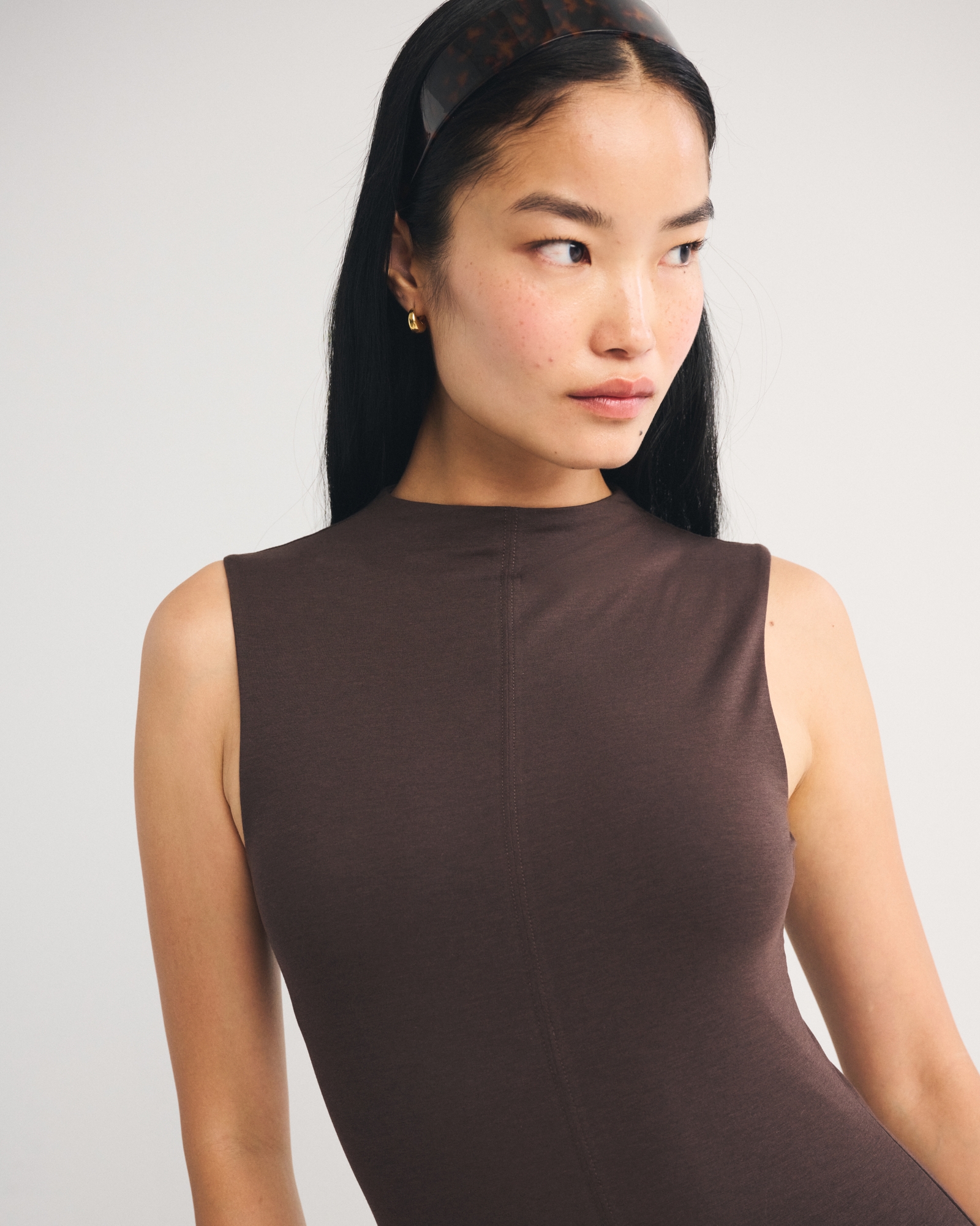 Mock Neck Maxi Dress thumbnail 2