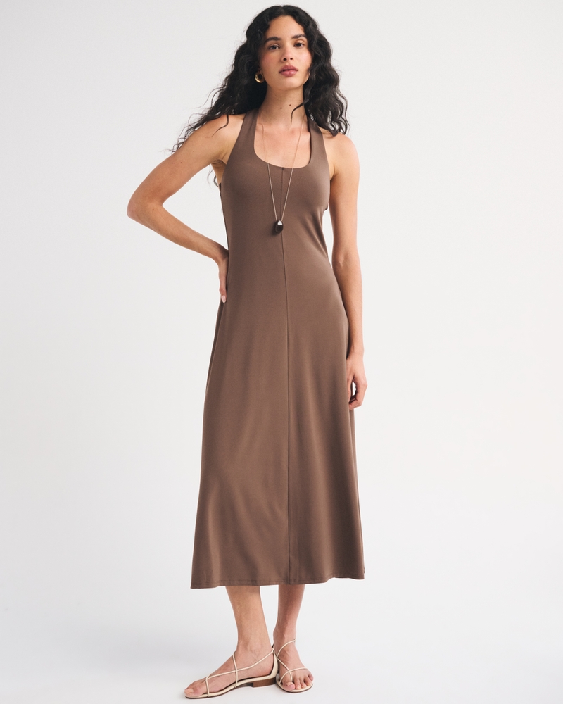 Bra-Free Racer-Back Midi Dress - thumbnail 2