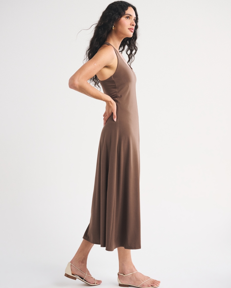Bra-Free Racer-Back Midi Dress - thumbnail 3