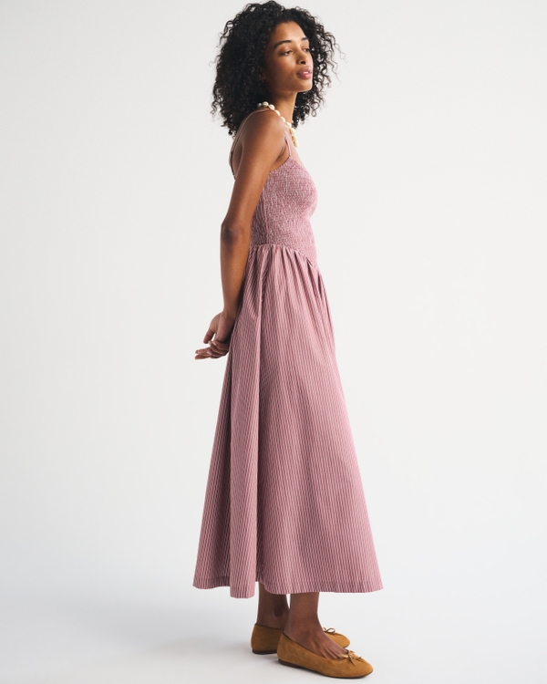 pleated dresses and embroidery Embroidered gown – Ash Aspen Size:Waist 36-44 Rose Print PrettyLittleThing Women's Double Layer synthetic fiber