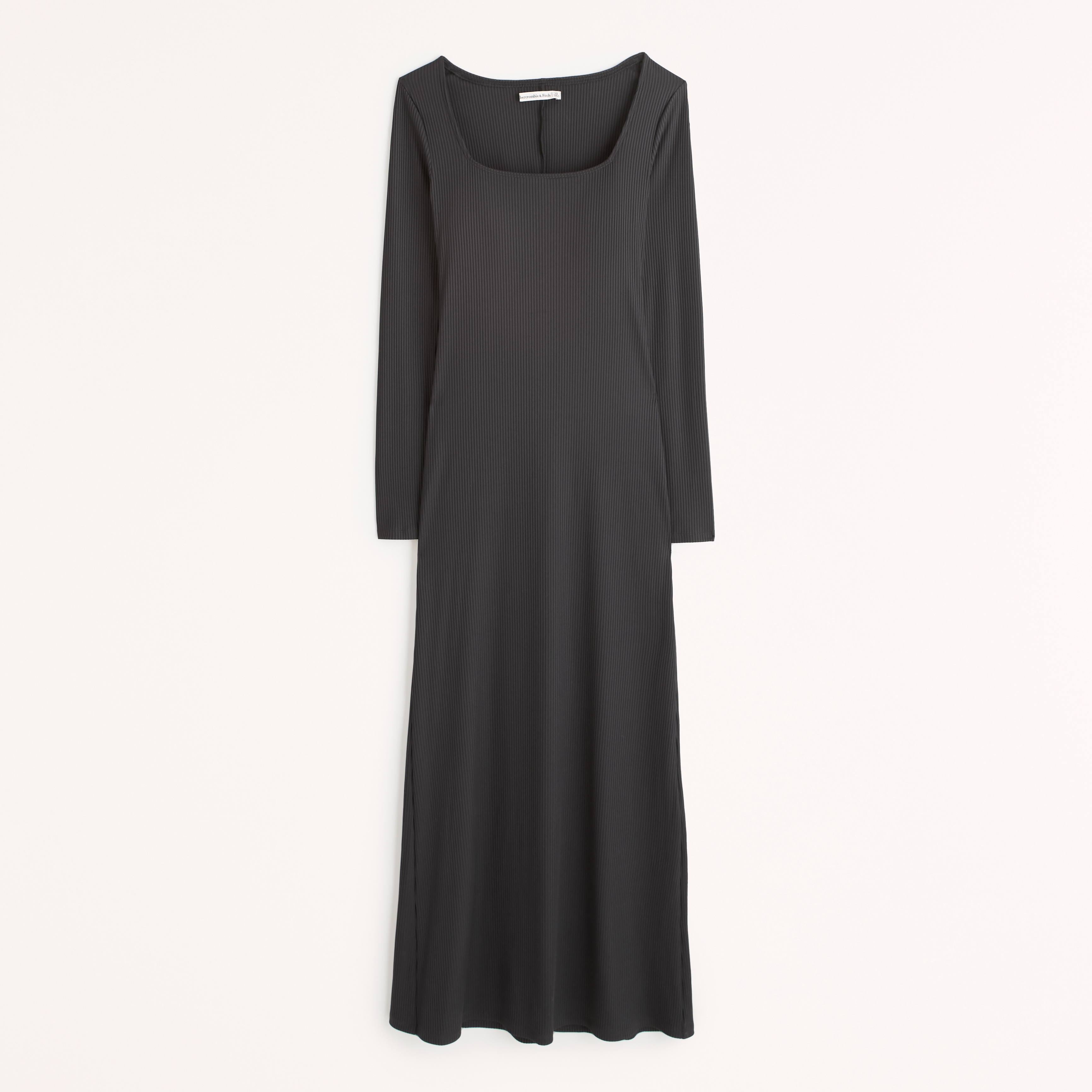 Women's Long-Sleeve Knit Squareneck Maxi Dress | Women's