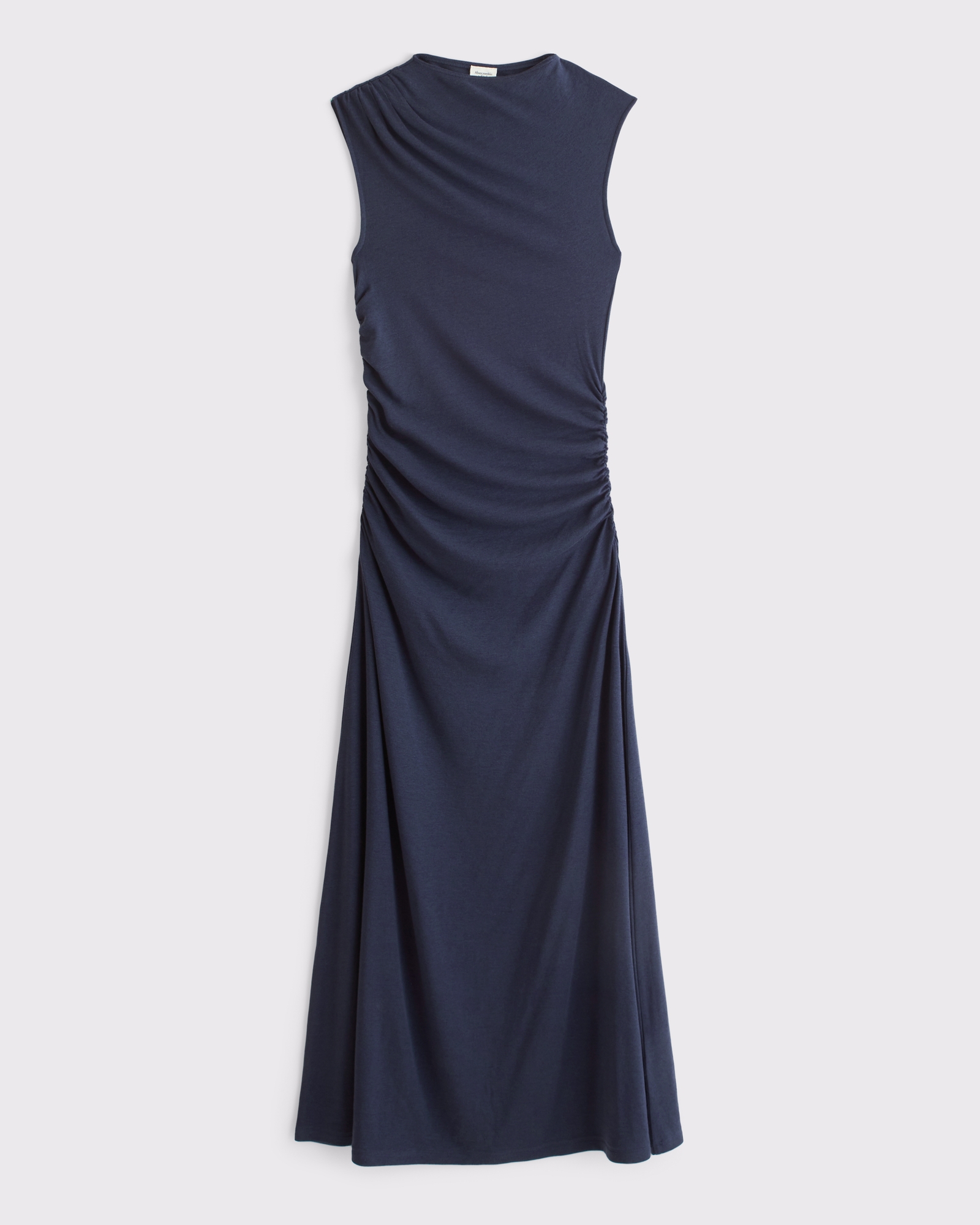 Fine Wool-Blend Mock Neck Maxi Dress thumbnail 4