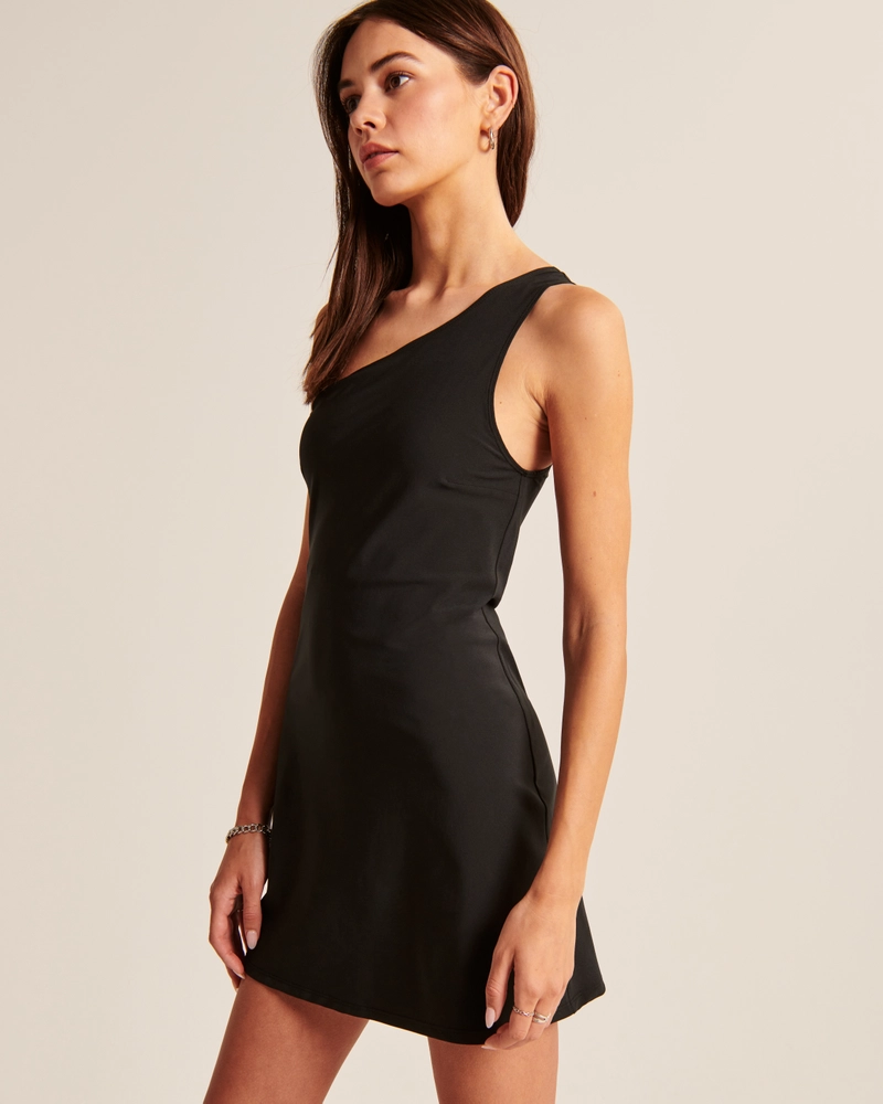 One-Shoulder Traveler Mini Dress