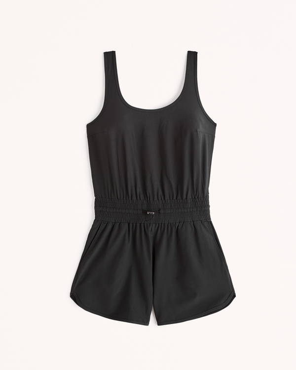 Traveler Romper, Black