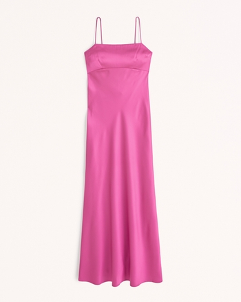 Cowl back satin animal dress warehouse top