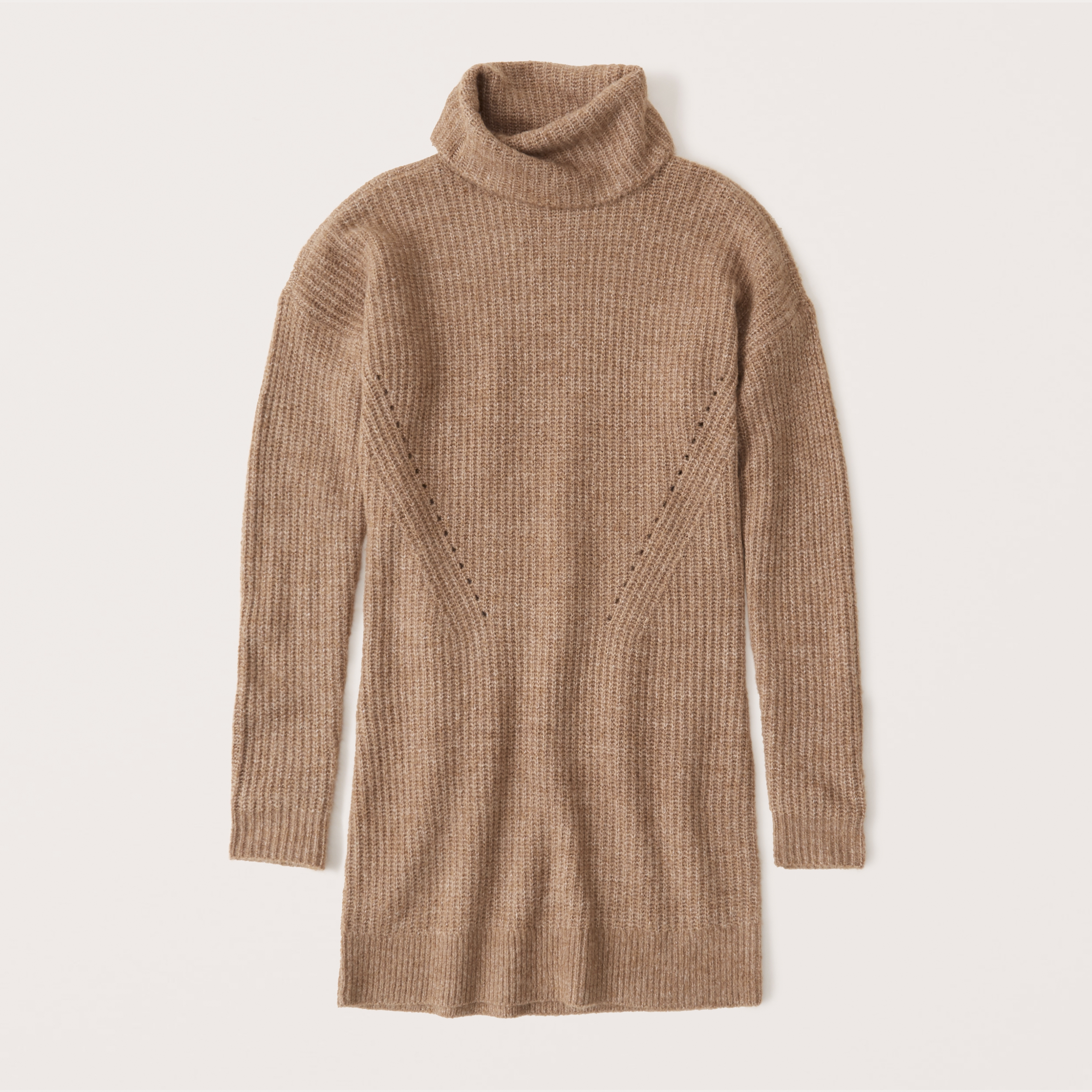 long turtleneck sweater dress