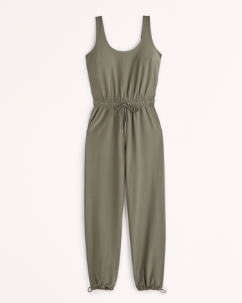 Abercrombie green jumpsuit top