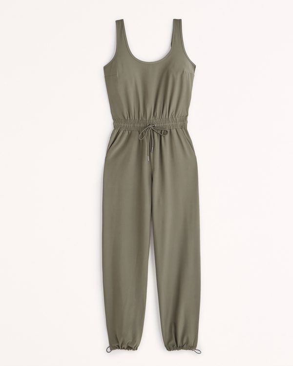 Traveler Jumpsuit, Olive view 2