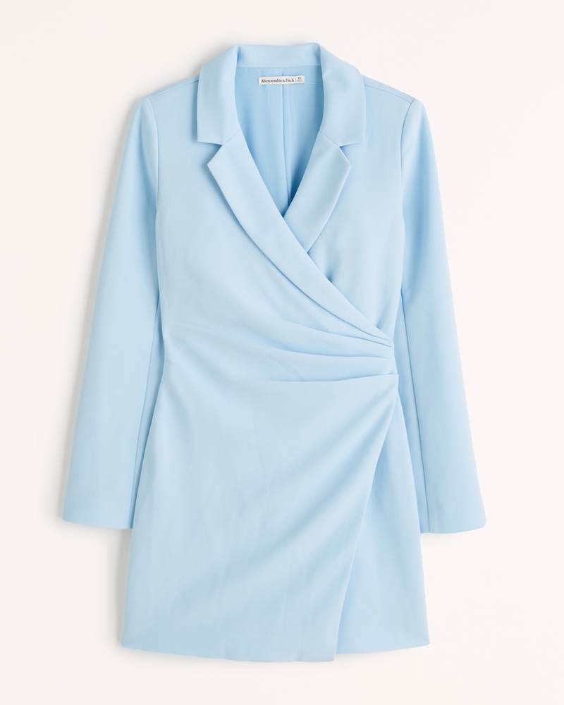 Wrap front hot sale blazer dress