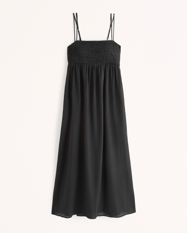 Femme Crinkle Textured Maxi Dress | Femme Robes et combinaisons | Abercrombie.com