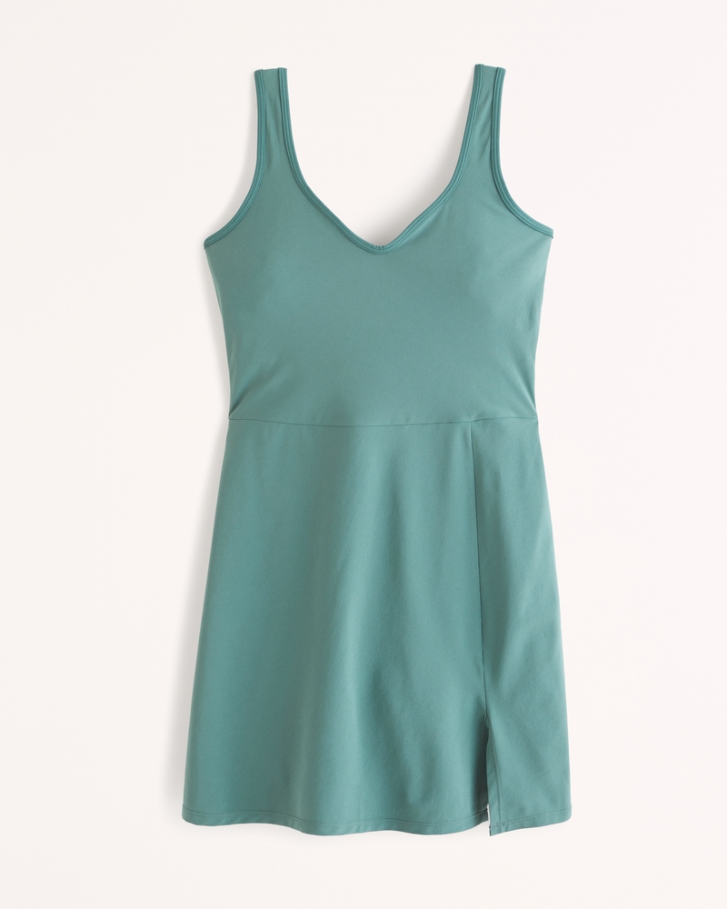 Abercrombie & Fitch skort mini dress with side slit and sweetheart