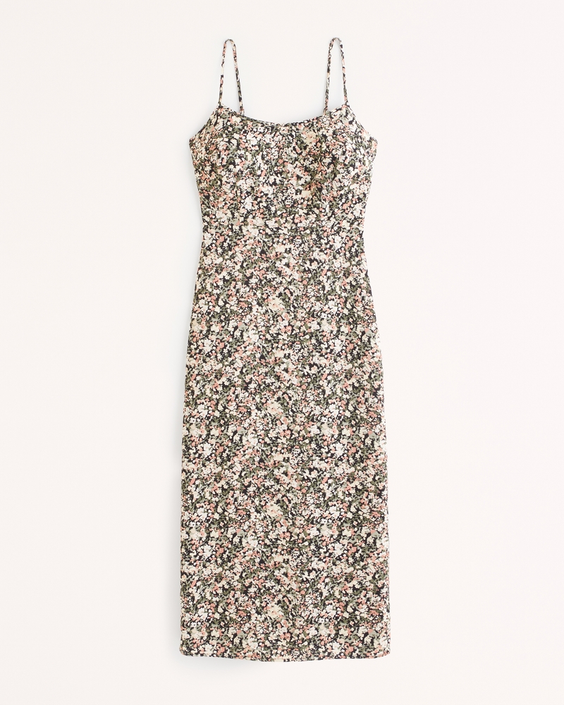 Abercrombie midi slip dress sale