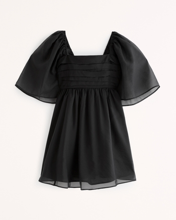 Women's Emerson Ruched Angel Sleeve Mini Dress | Women's Clearance ...