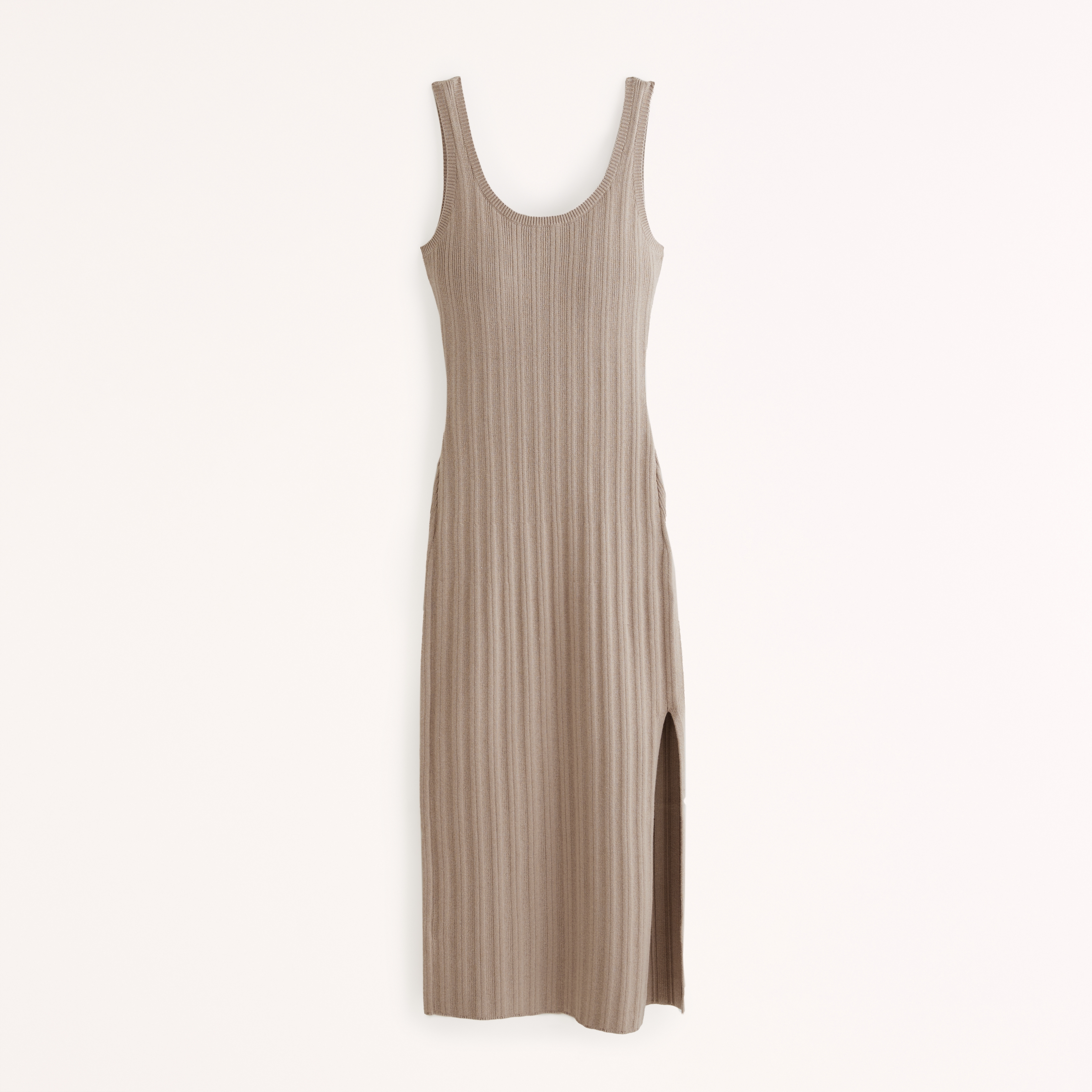 Midi dress deals in ribbed knit