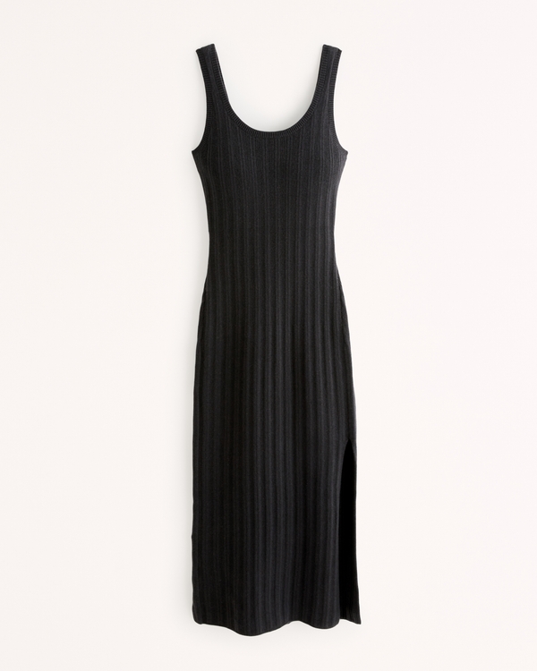 Donna Ribbed Midi Sweater Dress | Donna Vestiti e Salopette lunghe | Abercrombie.com