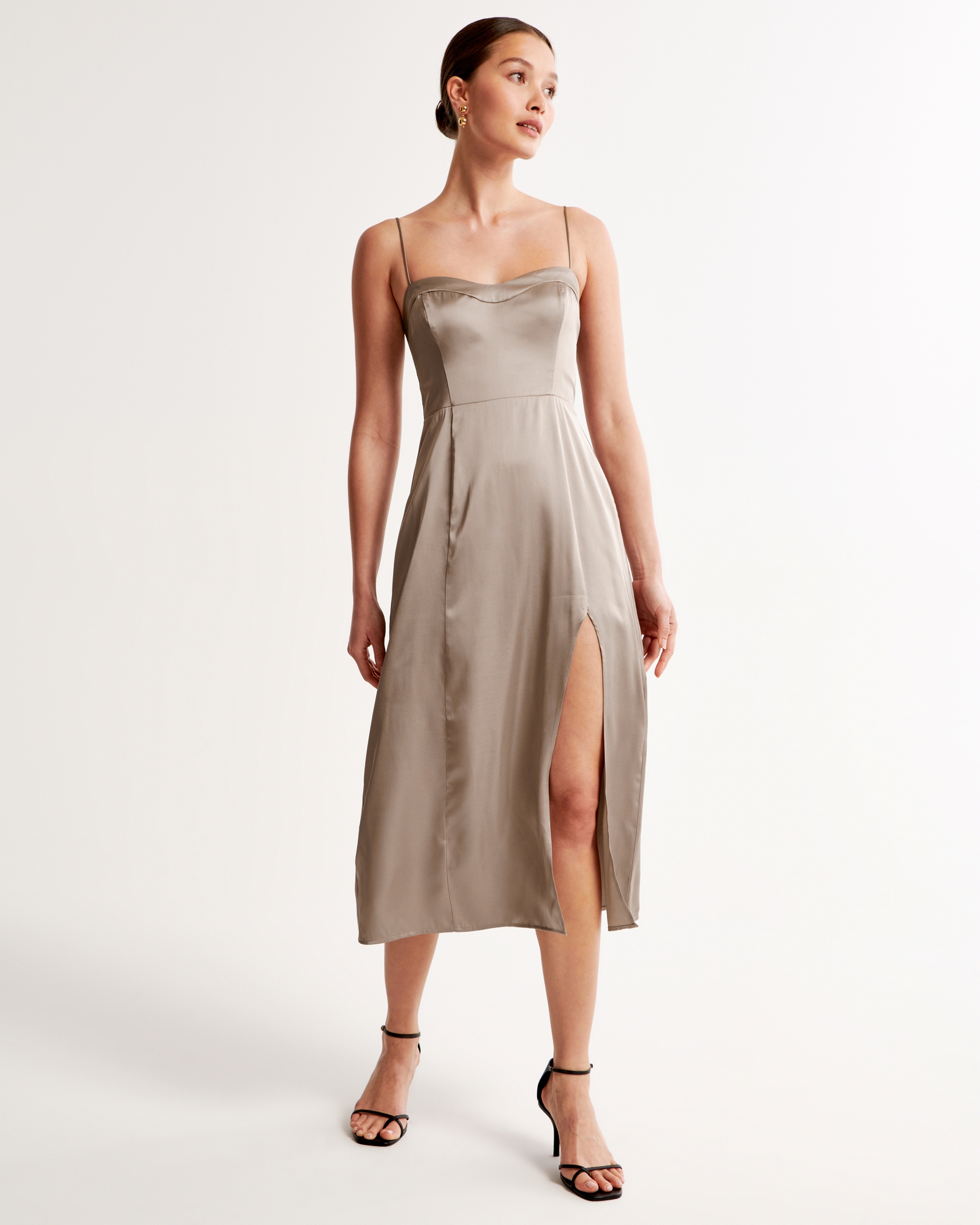 Copper Double Slit Dress-064.6791