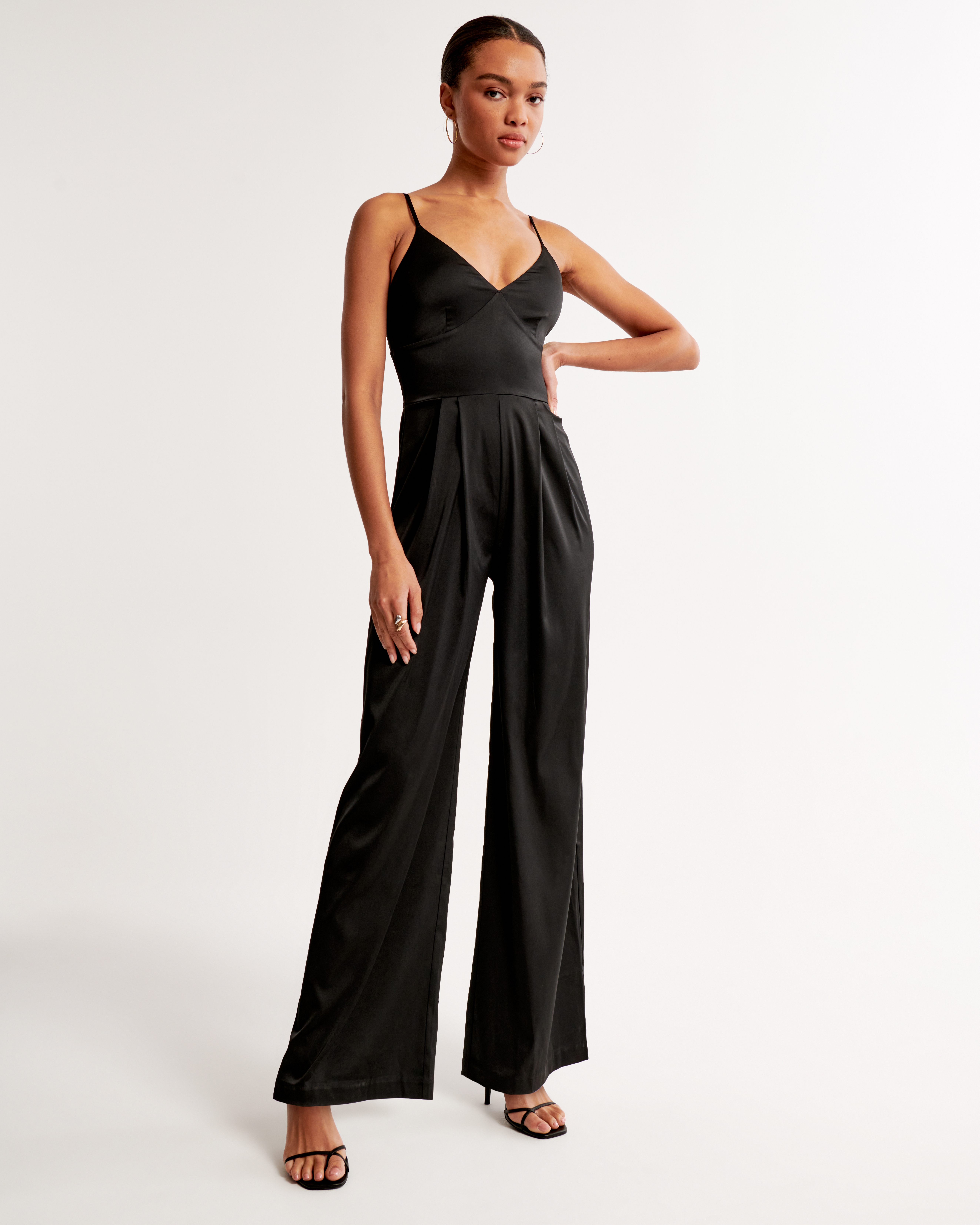 Abercrombie store black jumpsuit