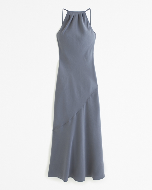 Women's High-Neck Maxi Dress | Women's Clearance | Abercrombie.com