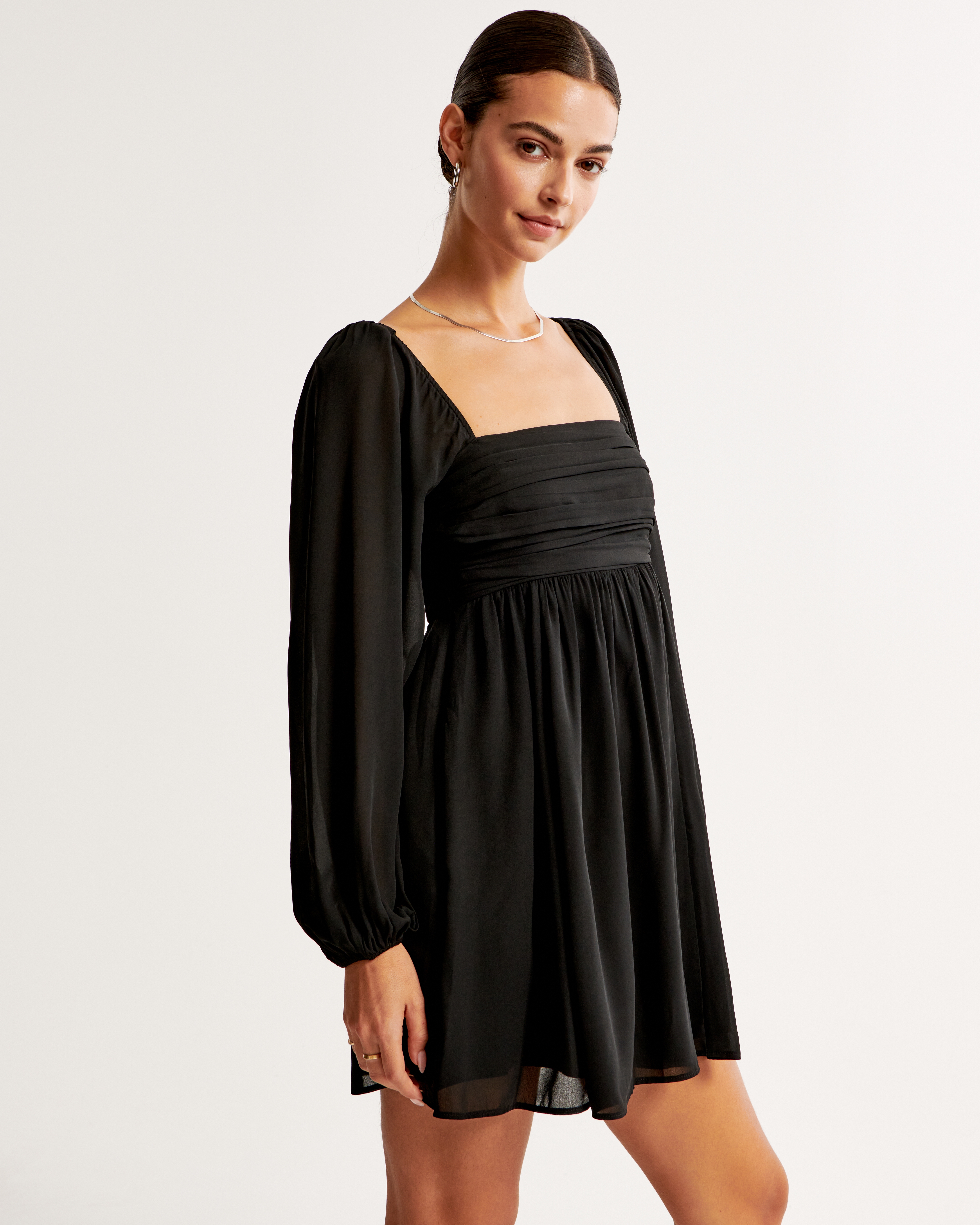 Emerson Balloon Sleeve Mini Dress