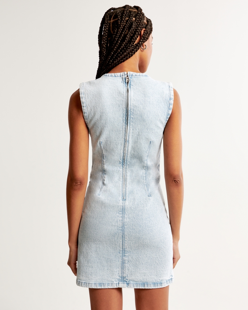 Women's Shell Denim Mini Dress, Women's Clearance