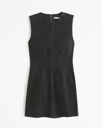 Women s Shell Denim Mini Dress Women s Sale Abercrombie