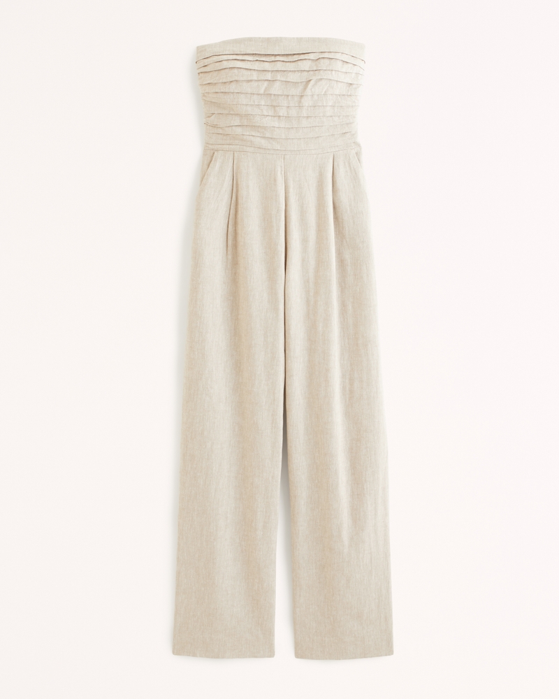 Women's Emerson Ruched Strapless Jumpsuit | Women's Clearance