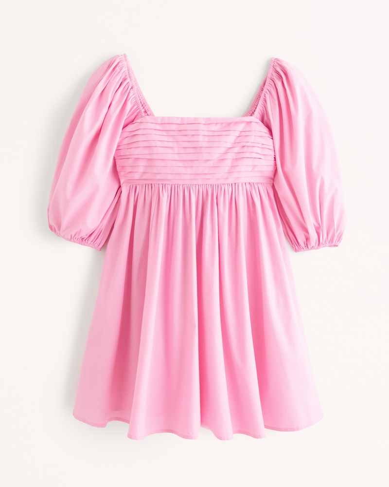 Women's Emerson Ruched Puff Sleeve Mini Dress | Women's Sale | Abercrombie .com