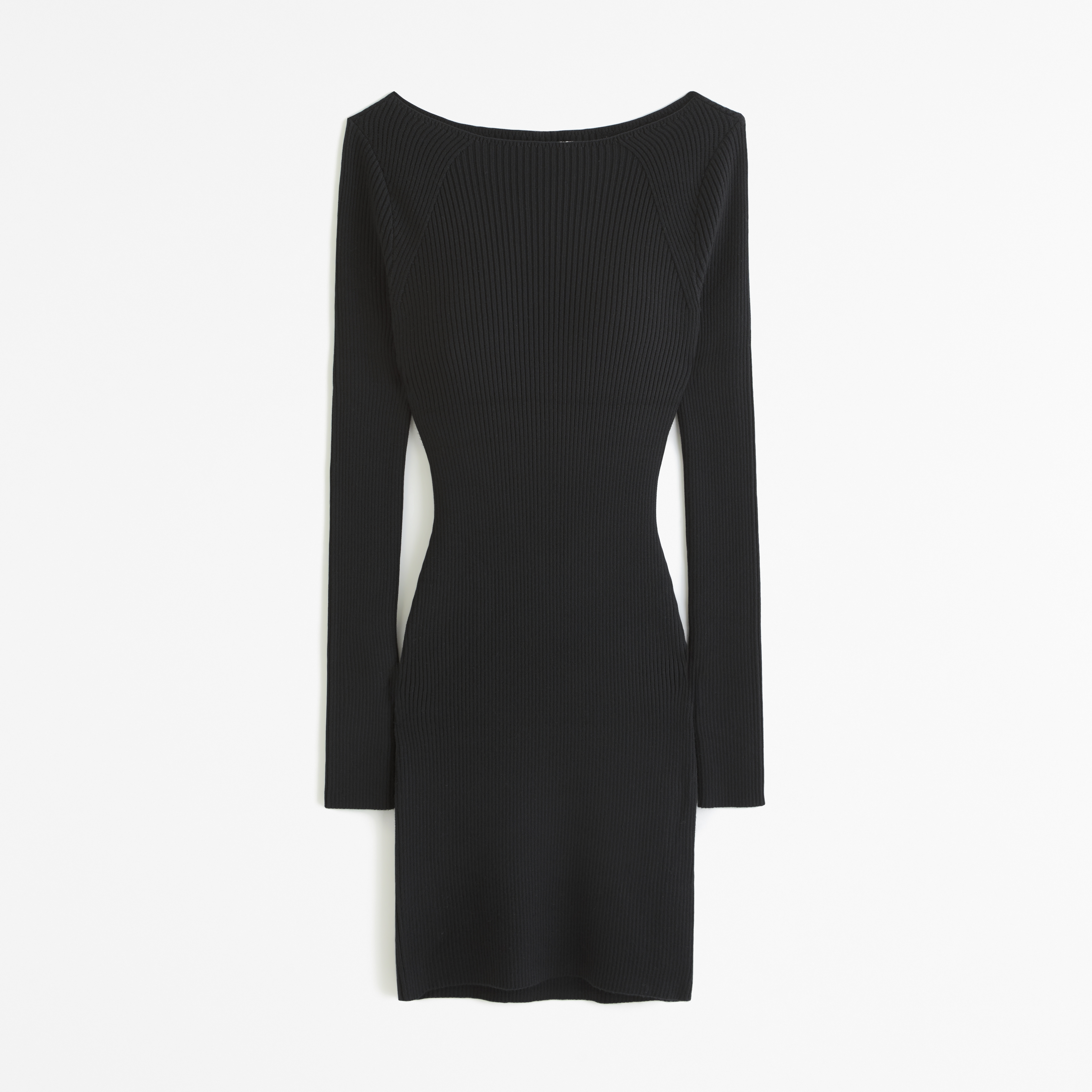 Women's Long-Sleeve Slash Mini Sweater Dress | Women's