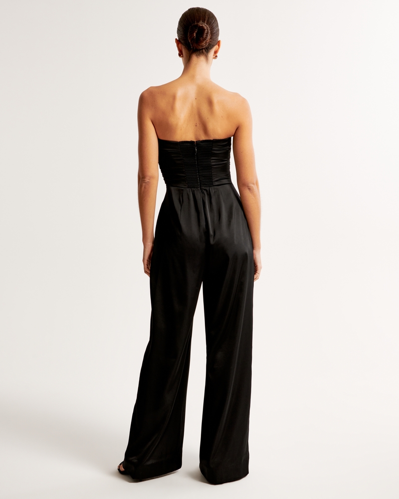 Women's Emerson Ruched Strapless Jumpsuit