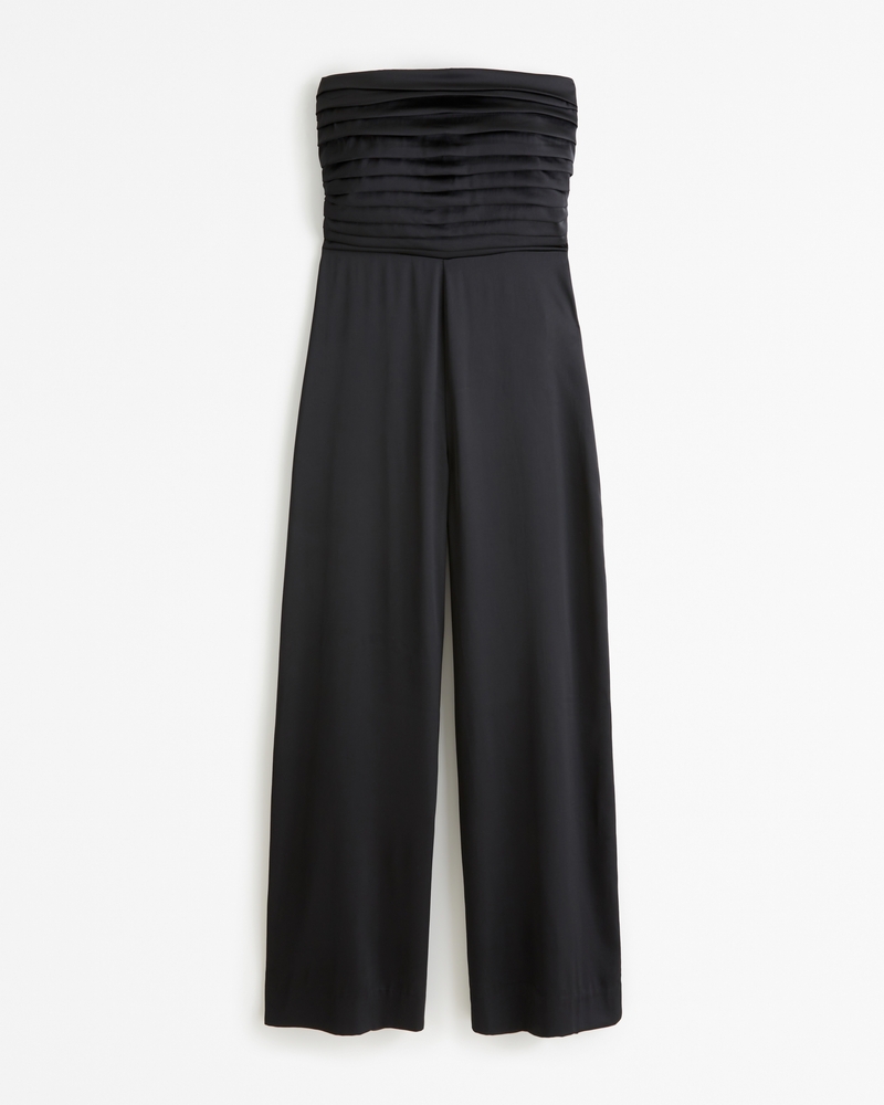 The A F Emerson Ruched Strapless Jumpsuit